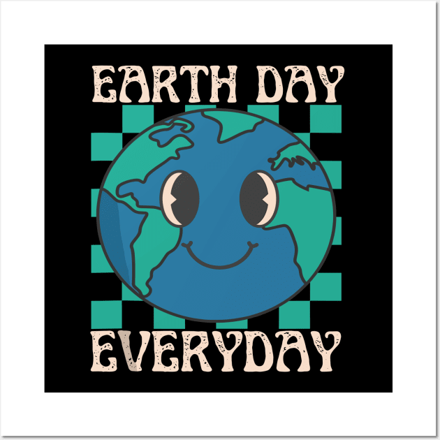 Happy Earth Day Everyday Wall Art by rhazi mode plagget
